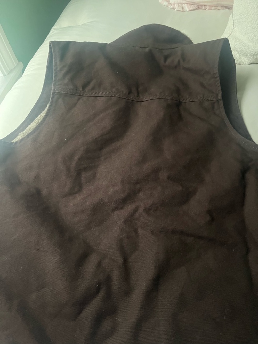 Carhartt Men’s Brown Sherpa-Lined Vest - Picture 5 of 5